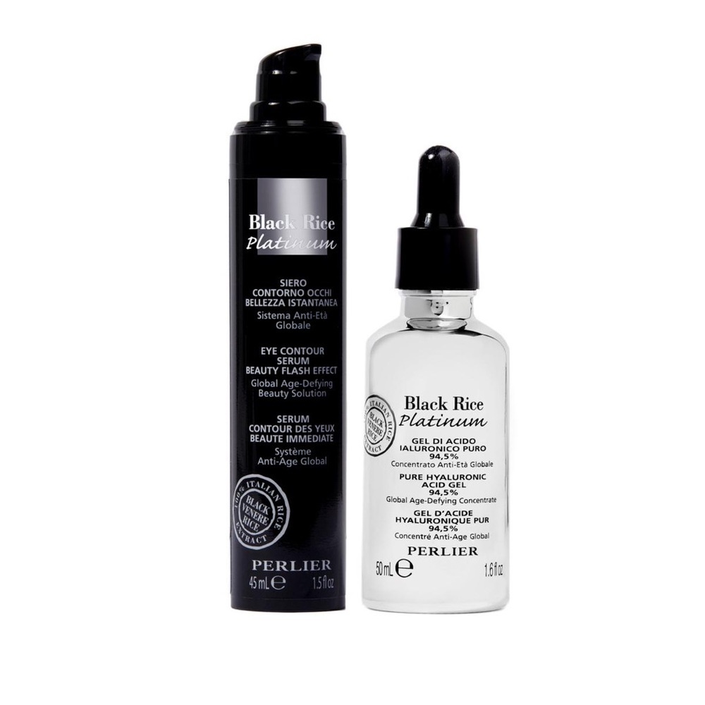 Perlier Black Rice Triple Size Hyaluronic Gel & Eye‎ Serum Auto-Ship®